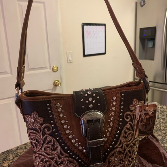 Montana west leather conceal carry purse - Picture 6 of 11